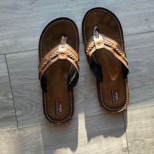 Collection by Clarks slide on flip flops
